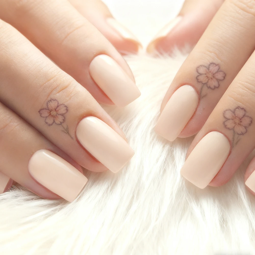 

48Pcs Acrylic Press On Fake Nail Glossy Nude Long False Nails For Woman DIY Finger Tips Manicure Wholesale Bulk Items