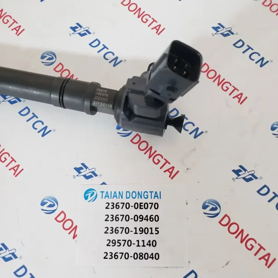 Original Den so 2GD Injector 23670-0E070 23670-08040 23670-09460 23670-19015 29570-1140 for Toyotas Innova Fortuner Hilux Rev