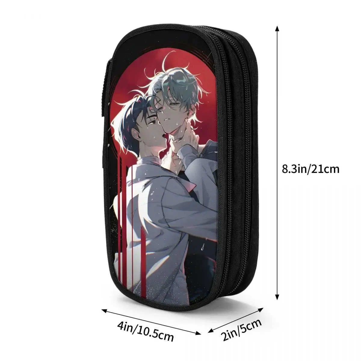 الغريبة المرحلة الموسيقى مقلمة جميلة إيفان حتى صندوق القلم حقيبة الفتيات الفتيان تخزين كبير الطلاب المدارس الهدايا pencelcases #6