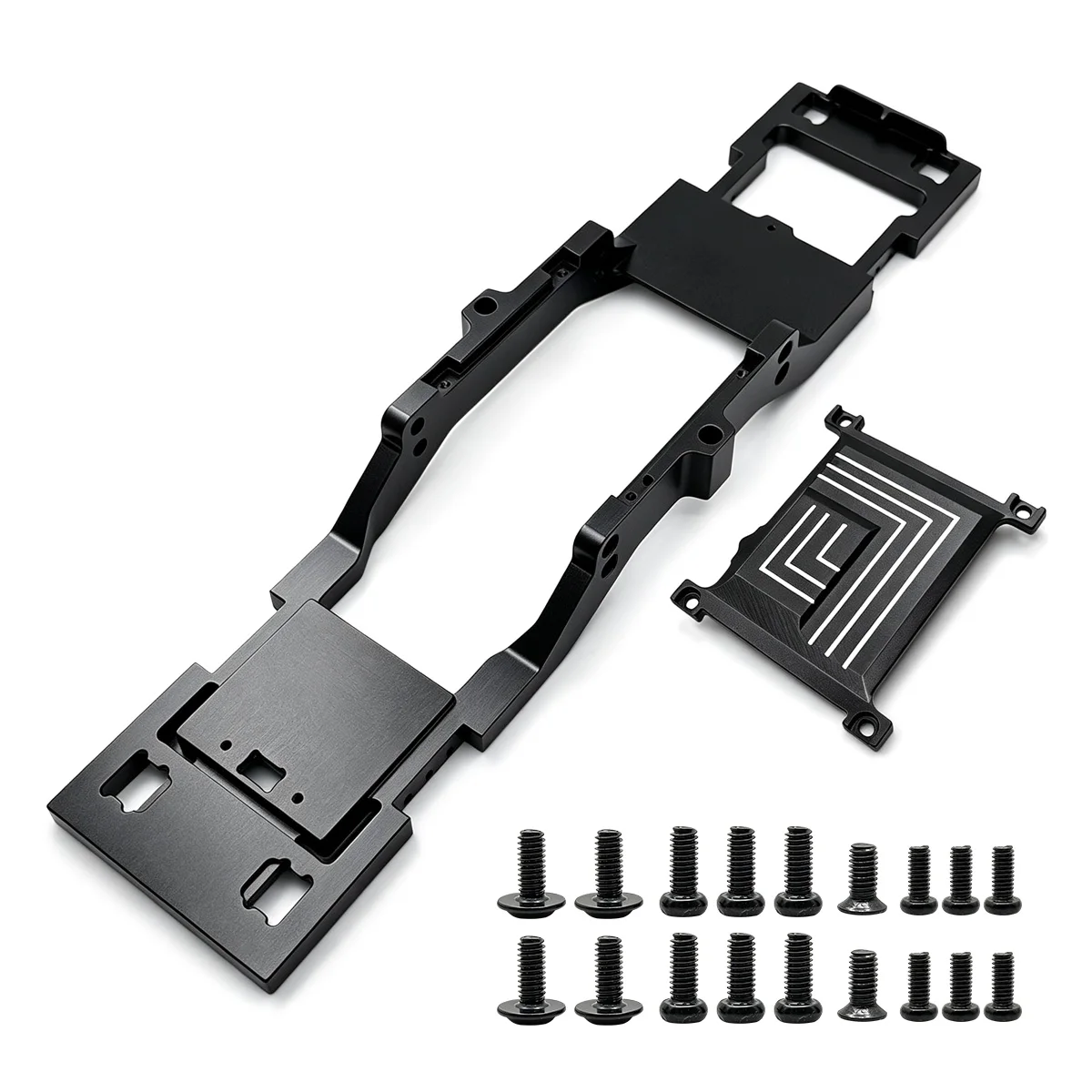RC Car Upgrade Beam Box Base Set Fit For MN 1/12 Tank 300 MN300 Metal Modification Remote Control Car Parts
