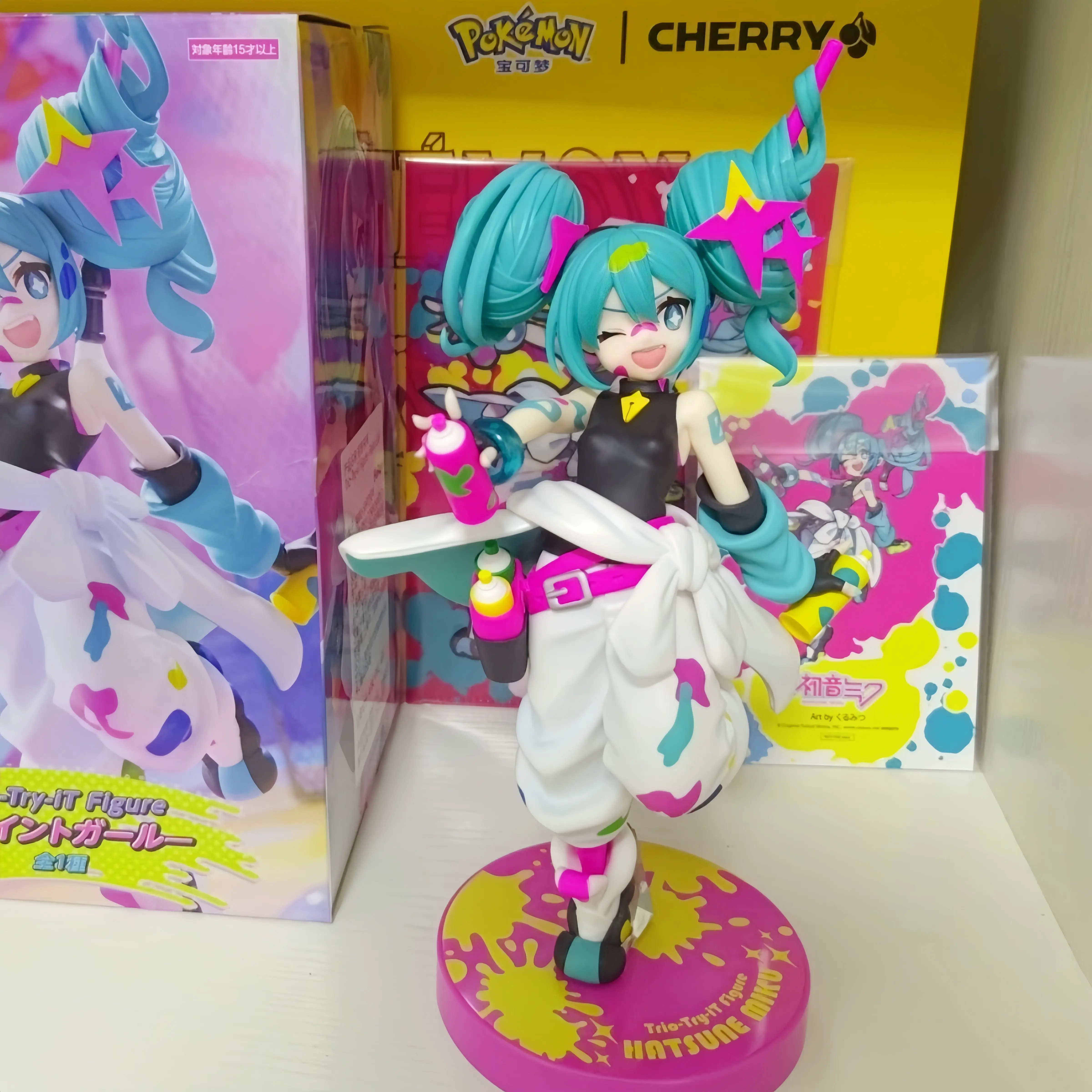 figurine-de-dessin-anime-furyu-trio-try-it-hatsune-miku-19cm-collection-de-modeles-en-pvc-peinture-figurine-d'action-pour-fille-poupee-jouet-cadeau-en-stock