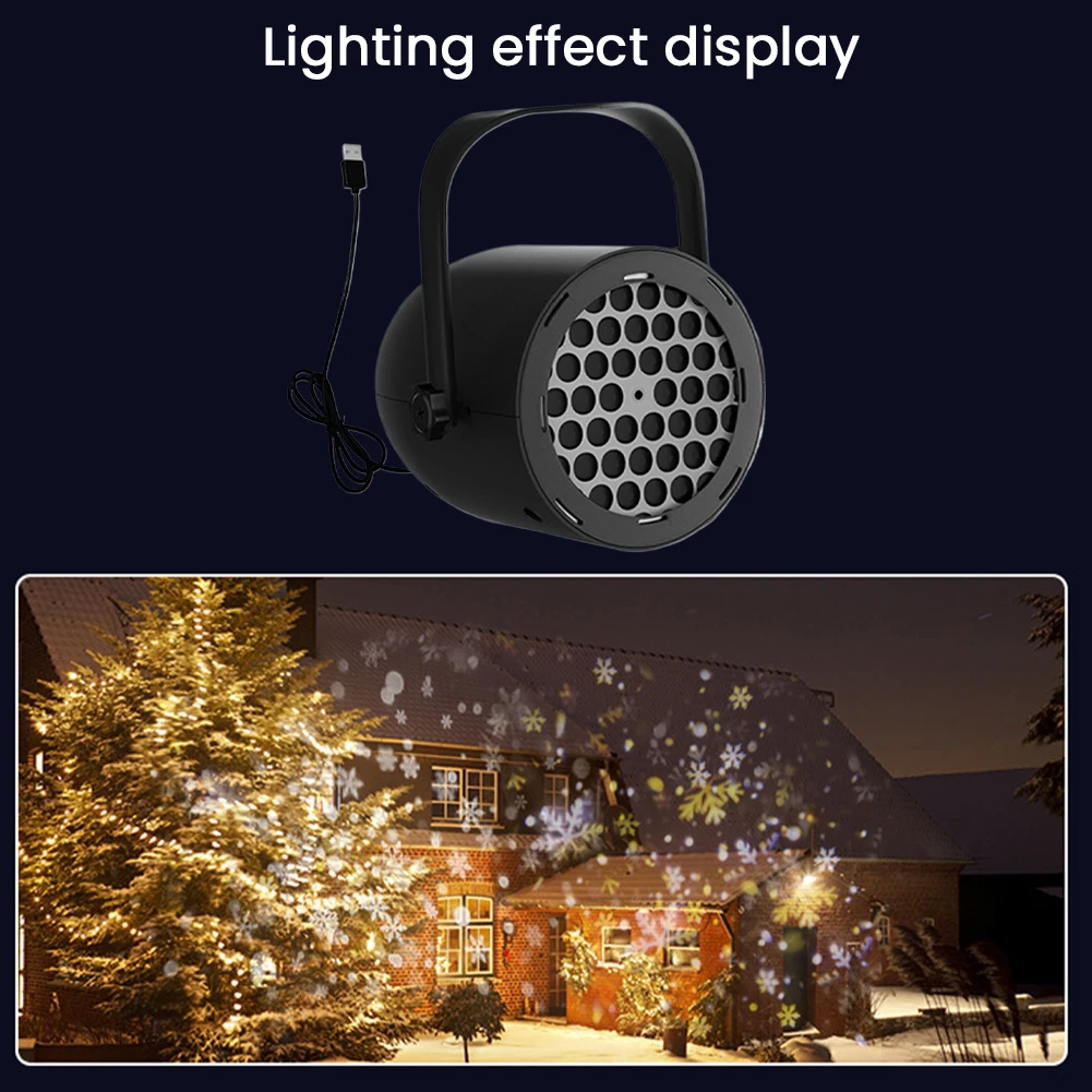 LED عيد الميلاد مصباح إسقاط 5 فولت/1A عيد الميلاد أضواء ليلية الزخرفية ديناميكية المرحلة مشروع مصباح عطلة جو الطرف مصباح #6