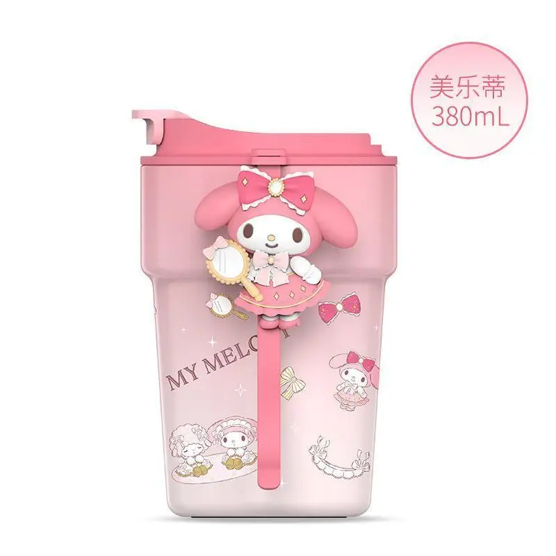 

Cute Sanrios My Melody Kuromi Coffee Cup Maintain Temperature Cup New Two Thousand and Twenty-Five Water Cup High-Capacity Gift