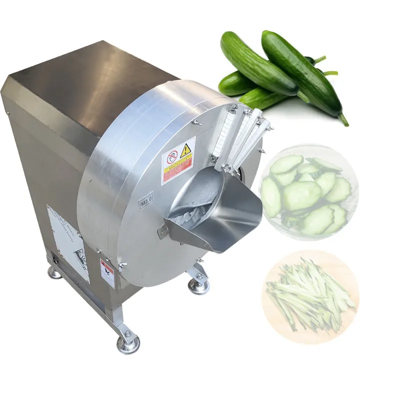 Electric Commercial Bamboo Shoot Slice Shred Machine Cut Ginger Potato Carrot Radish Cucumber Vegetable Cutter Machine