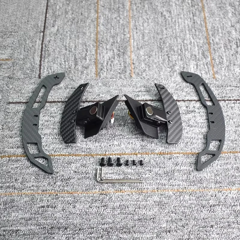 For Skoda Octavia RS VRE ENYAQ IV 2020-up Magnetic Extension Carbon Fiber Paddle Shifters