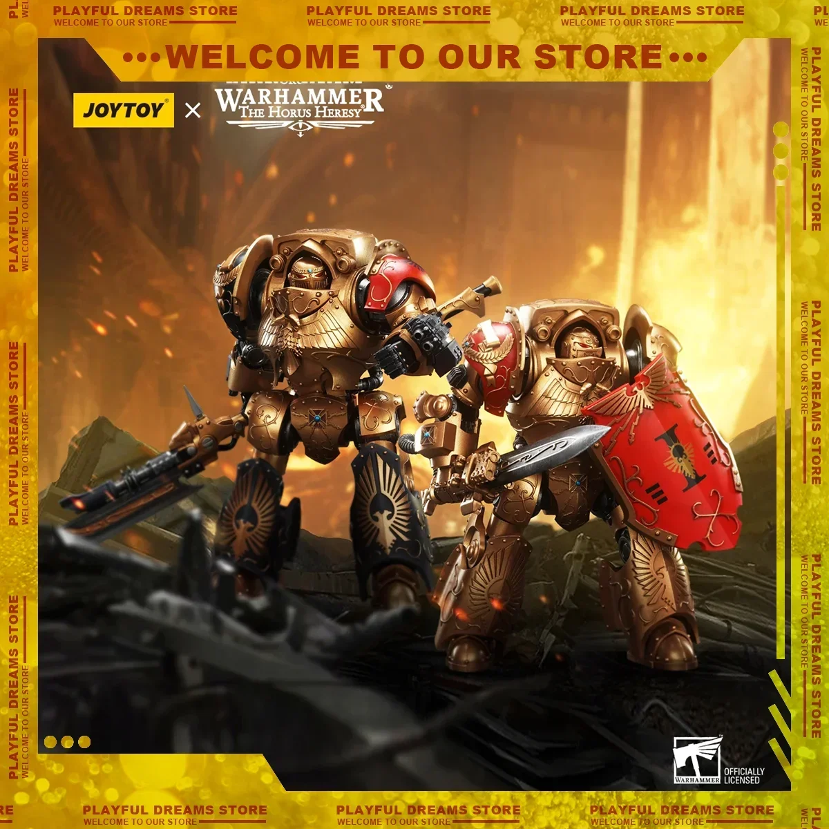 JOYTOY Warhammer 30k 1/18 Action Figure Mecha Legio Custodes Contemptor-Galatus Dreadnought Model Collect Decor ToY Xmas Gift