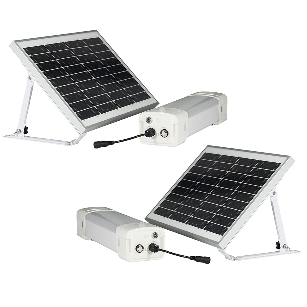 Solar Batten Light with Synchronous sensor IP65 Tri-proof Tube Flat Outdoor lighting