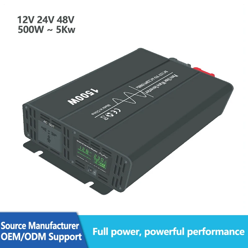 Pure Sine Wave Inverter DCAC Power With Battery Charger 12v 24v 48V 40a 60a 1kw 1.5kw 2kw 3kw 4kw 5Kw Solar Hybrid DCAC Inverter