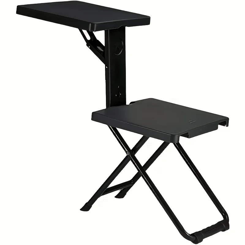 HUANGHUI Portable Foldable Camping Chair with Backrest, Stainless Steel Outdoor Chair for Travel, Beach, Hiking & Picnic