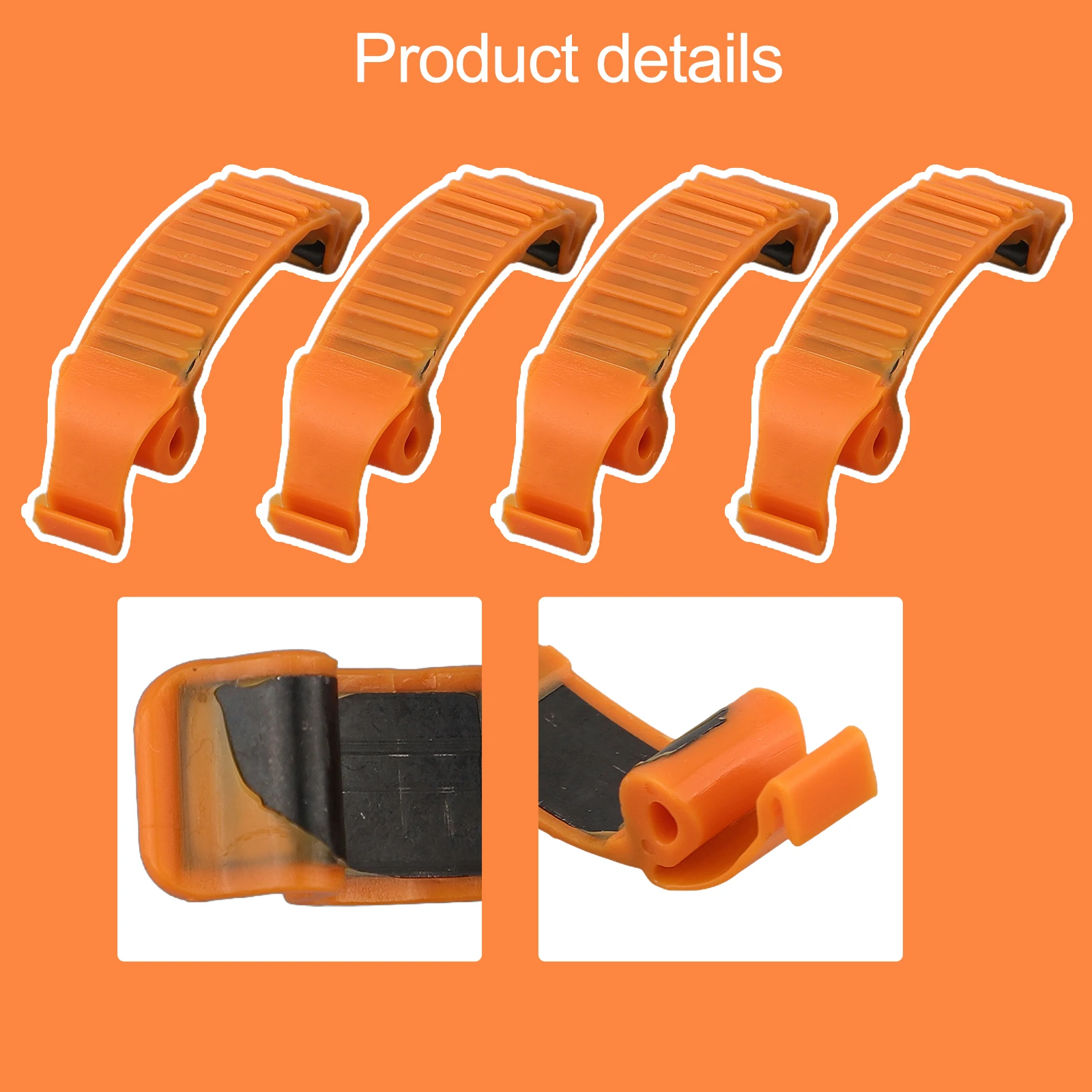 

4Pcs Top Cylinder Head Snap Buckle Chainsaw Top Cylinder Cover Snap Clip Buckle For 445 435 440E 450 575 503894701 Garden Tool