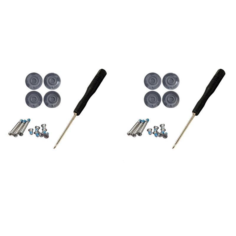 2Set piedini in gomma con custodia inferiore con viti cacciavite per Pro A1278 A1286 A1297 2008 2009 2010 2011 2012 anno