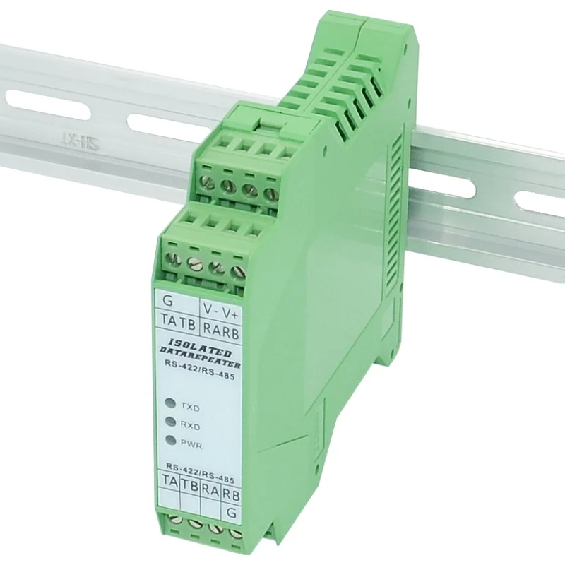 

422 / 485 industrial repeater with photoelectric isolation and lightning protection RS485 / 422 amplification module