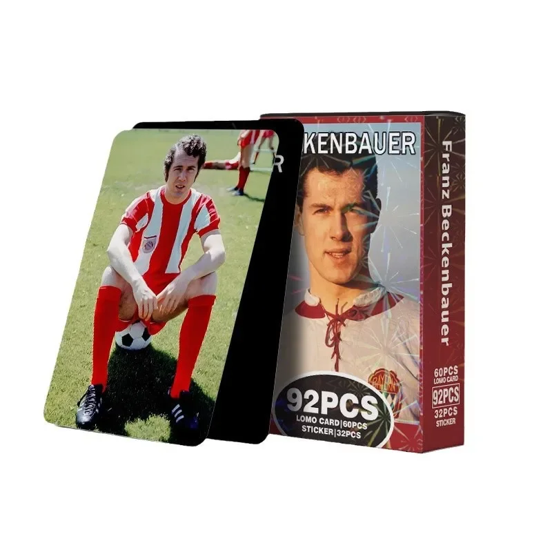 Beckenbauer 92Pcs Polaroid Cards Football Star LOMO Cards Greeting Cards KPOP Merch Collectible Gift Set Trading Boxed Fan - view 5