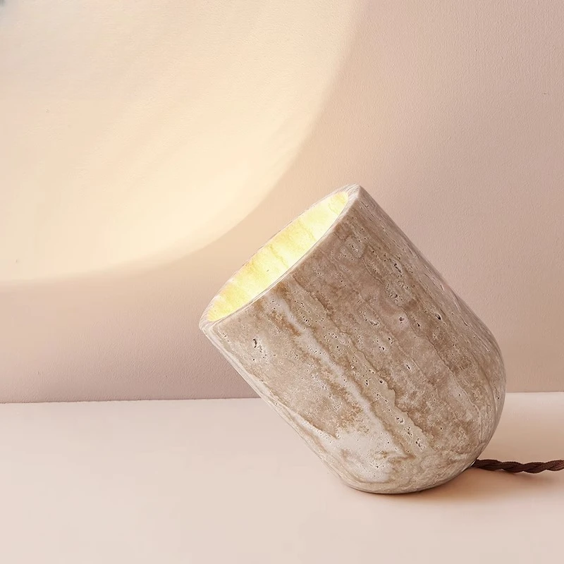 

Wabi Sabi Luxury Table Lamp Mid Century Cream Art Piece Living Room Ambient Lighting Room Decoration Light Floor Lamp LED
