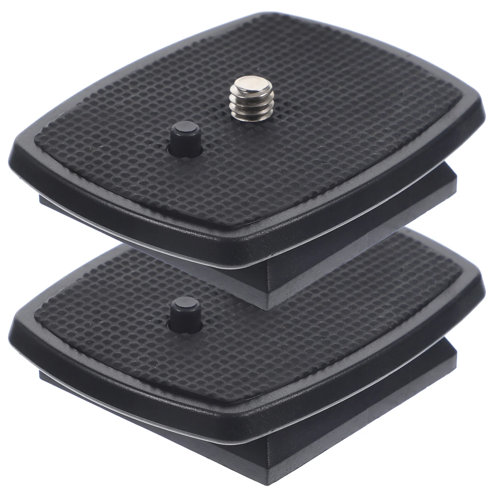 

2pcs Quick Release Plate Abs Metal Durable Small Wearproof Camera Mount Board Stable Support For Tripod Rig Studio Use