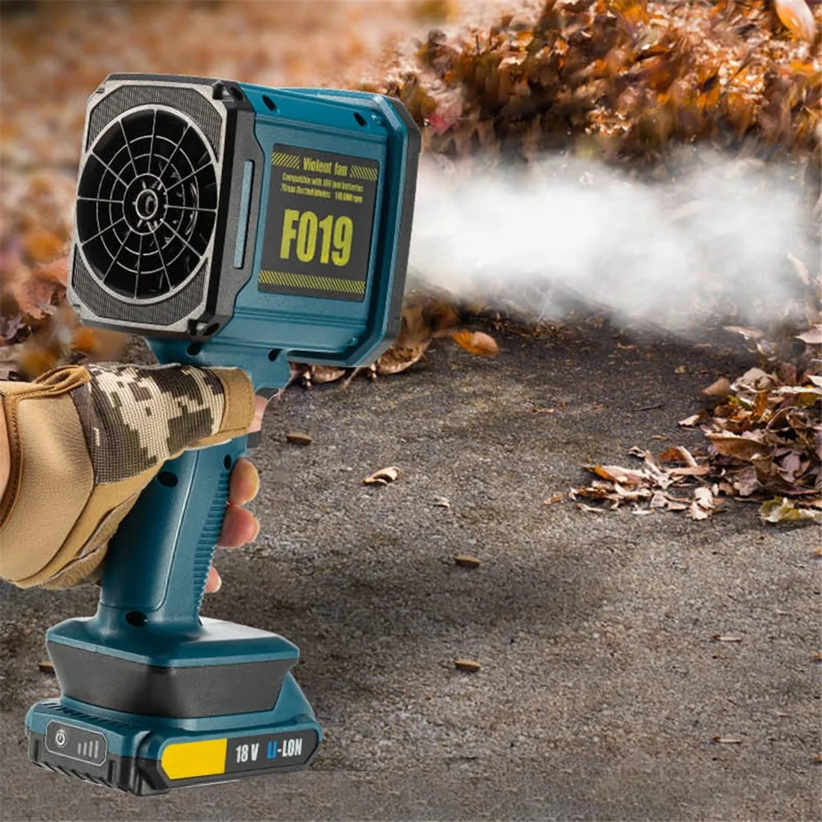 N18R توربو مروحة التوربينات منفاخ نفاث قابل للتعديل سرعة الرياح مروحة نفاثة لاسلكية قوة قوية منفاخ هواء قوي لتنظيف السيارة أ