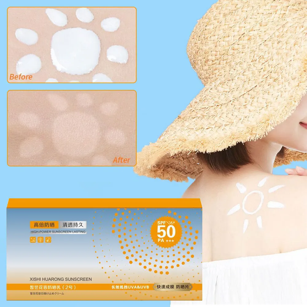 Sommer Gesichts isolation Sonnenschutz Sonnenschutz Creme Öl Kontroll block Lotion Sonnenschutz Blaulicht gesunde Hautpflege SPF 50