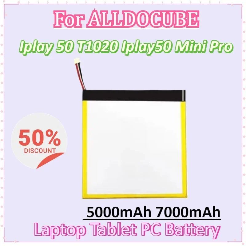 

Tablet PC Battery 5000mAh 7000mAh for ALLDOCUBE Iplay 50 T1020 Iplay50 Mini Pro Laptop Replacement Batteries