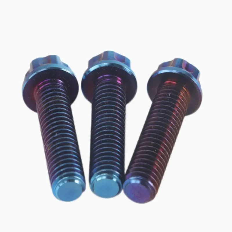 CNC turning and milling composite processing stainless steel color bolts decorative modification industrial fasteners