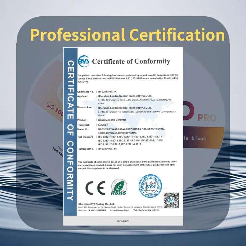 Рисунок 6 - Lodden 4D Pro Многослойные циркониевые