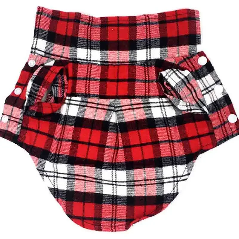 Dog Shirts British Style Classic Plaid Pet Dog Clothes for Small Dogs French Bulldog Puppy Dog T-Shirt for Dogs Pets Clothing