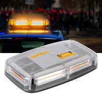 Police Flasher Vehicle Roof Flashing Beacon Emergency Signal Lamp Car Strobe Warning Light Yellow LED COB Ceiling Lamp