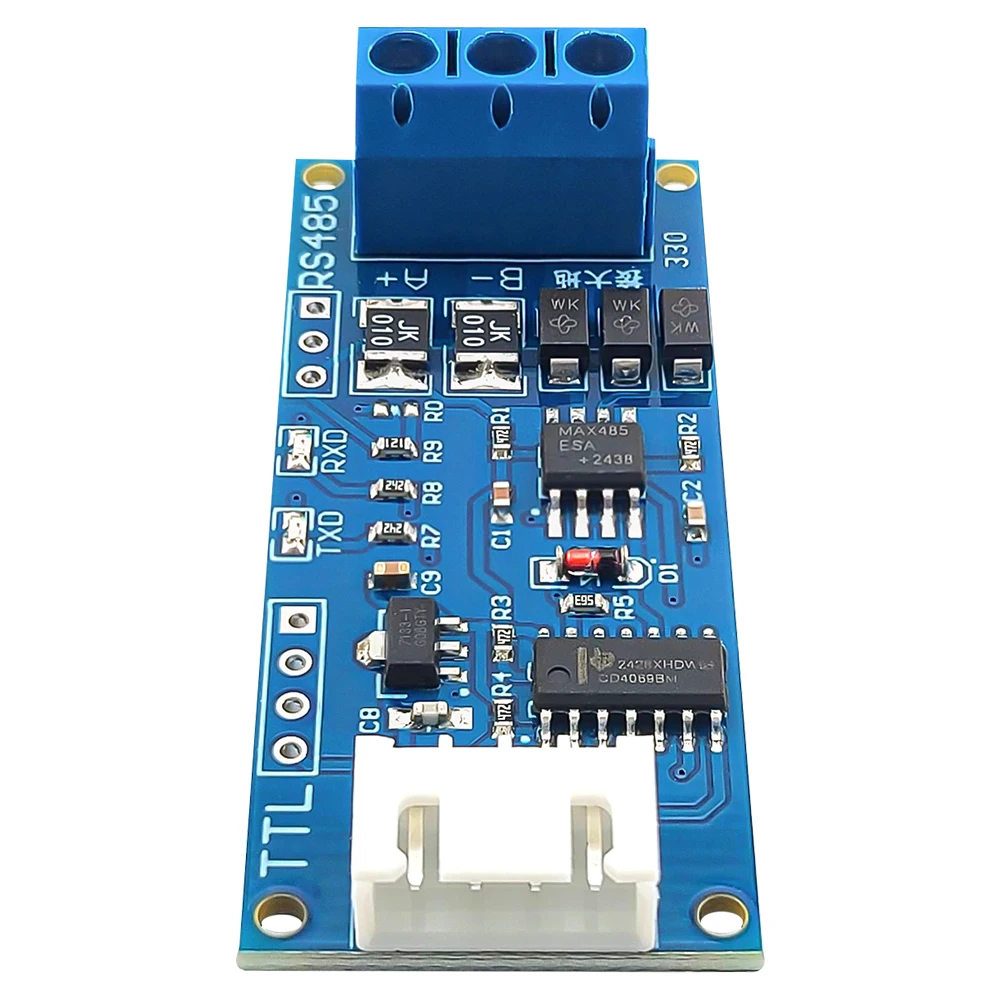 TTL to RS485 Conversion Modules Flow Auto Control Board RS485 to TTL Signal Microcontroller Serial UART