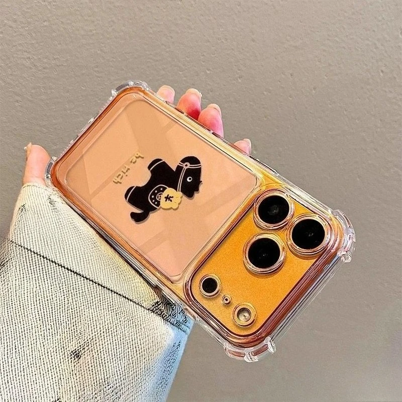 

For Google Pixel 10 Pro XL 9A 9 Pro XL 8A 8 7 7A 6 Pro 6A 5 5A 4 4A 3 3A XL Phone Case New Year Pony Clear Soft Cover