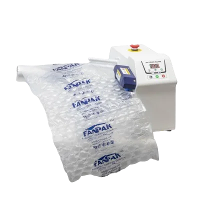 HY-05 Mini Electric Air Bag Filling Bubble Pillow Cushion Wrap Machine with Free 600m Air Cushion Film Included