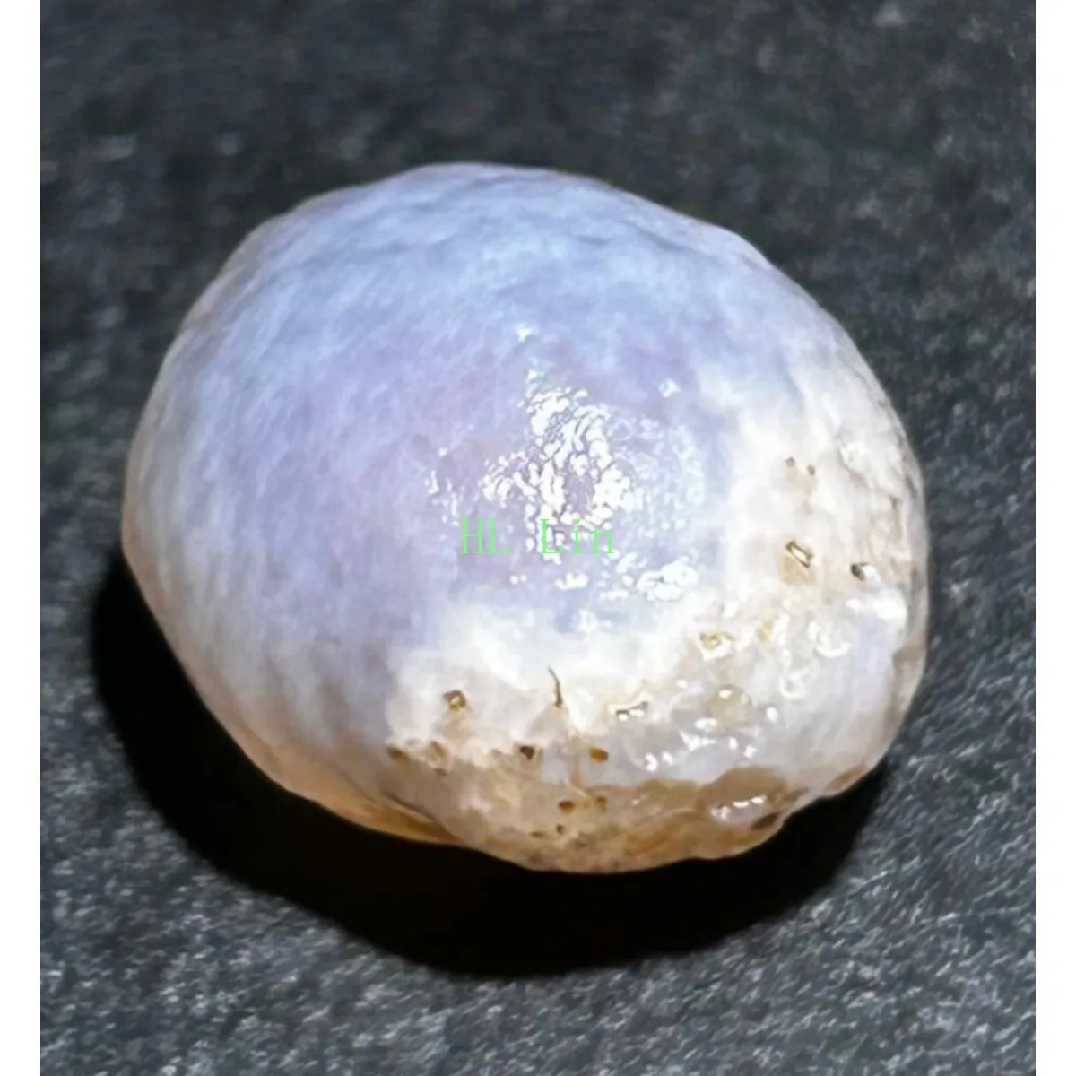 Pocket Stone Candy Agate,Glass Vial Set, 10-15mm Natural Unpolished, Banded Pattern, Crystal Display Collection.Candy Agate