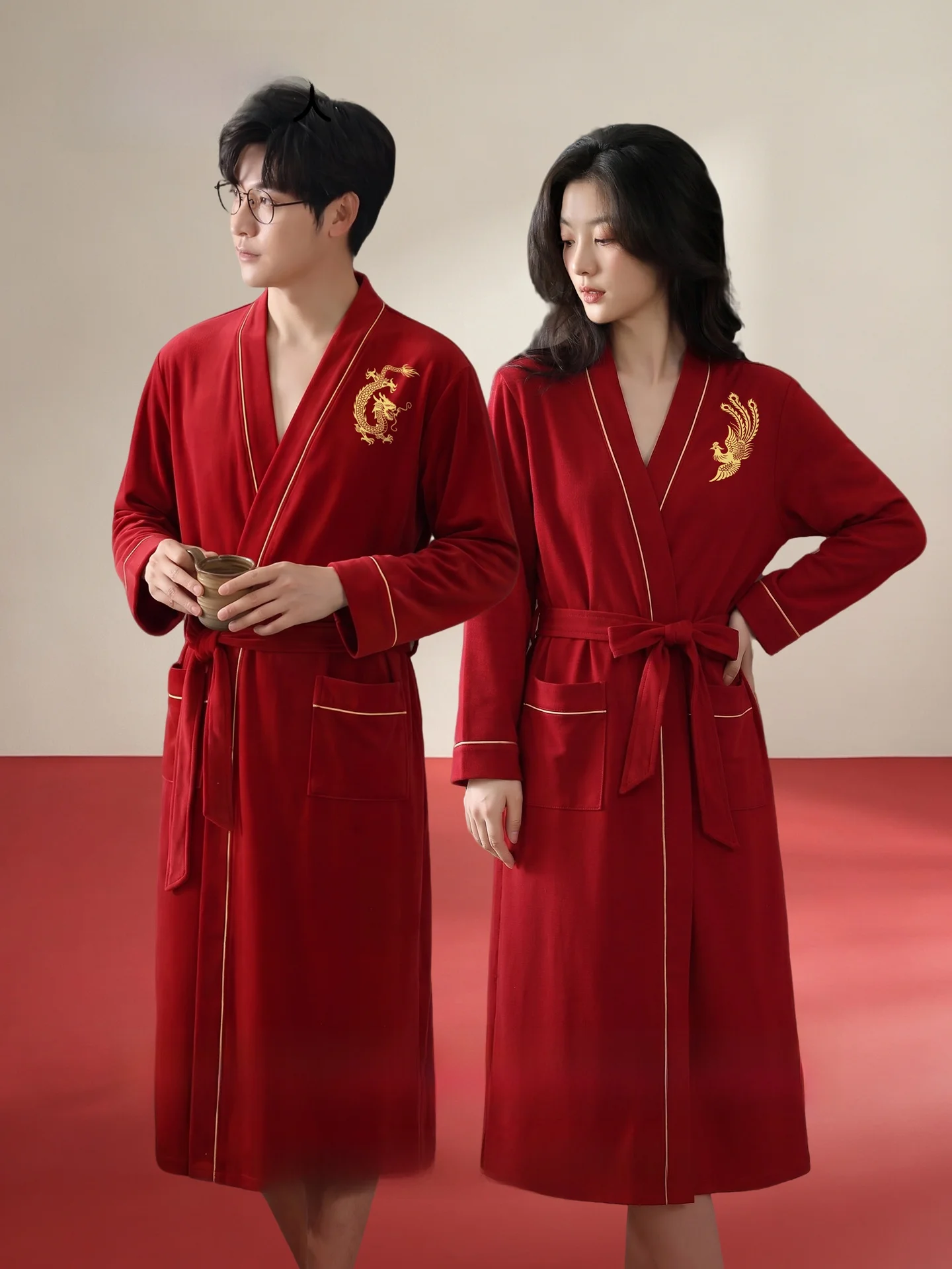 pigiama-lungo-in-cotone-rosso-abbigliamento-da-notte-da-donna-accappatoio-coordinato-per-coppie-in-puro-cotone-abbigliamento-per-la-casa-autunno-inverno-per-giovani