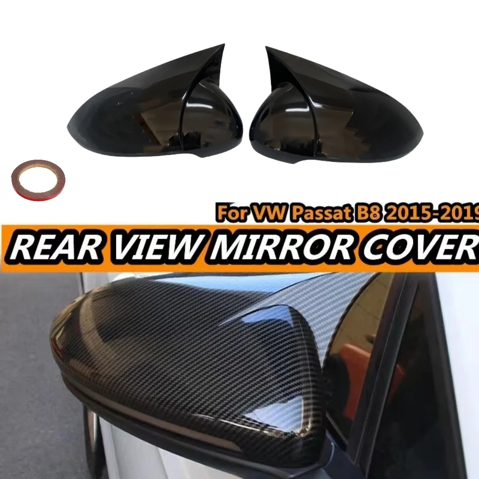 

2X Rearview Mirror Cover Trim for VW Passat B8 Arteon Variant Magotan 2015-2020 Side Wing Mirror Cover Caps Case Car Accessories