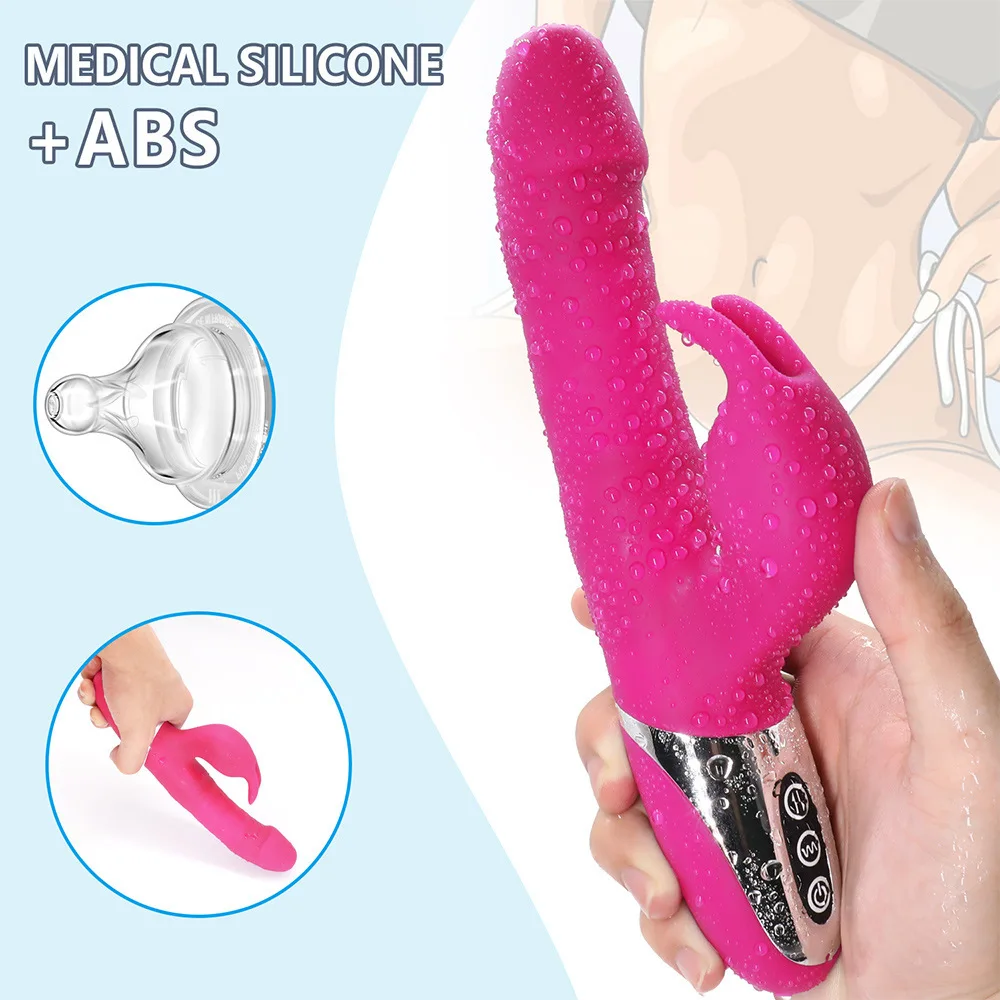 Dubbele Vibratie Multifrequentie Telescopische Vibratie Massage Stick, Volwassen Leuke Speeltje, Vrouwelijke G-Spot Masturbator, Volwassen Seksspeeltje