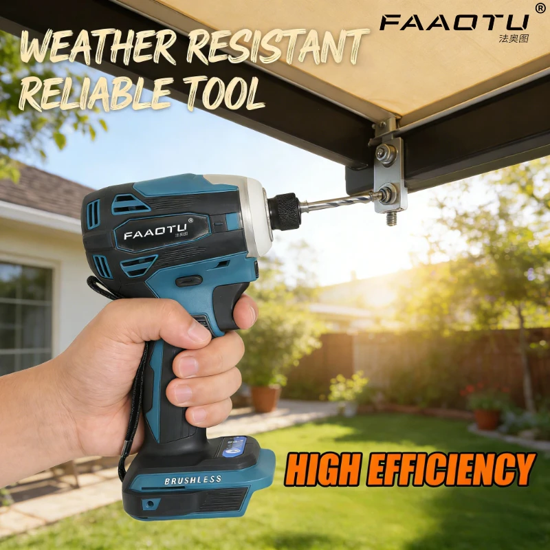 FAAOTU 172 Cordless Impact Driver, Matches MT Performance, Brushless Motor Suitable for MT 18V batteries NO battery