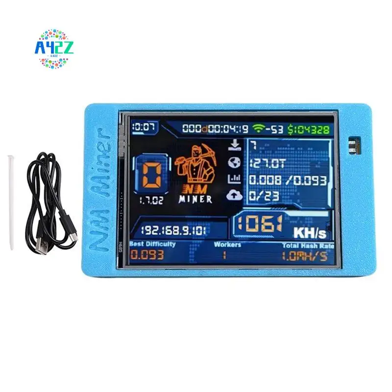

A42Z-1060Kh/S Nmminer Nerdminer Solo Miner Bitcoin BTC Crypto Solo Lottery Miner 2.8 Inch Color Display Nmminer