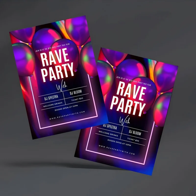 Custom Flyers Personalized Customized a4 A5 Color Double-sided Printing Introduction Advertisement 130gsm Poster For Business