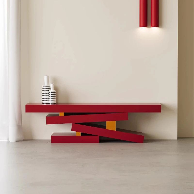 

Geometric Memphis door shoe change stool light luxury modern color low porch cabinet