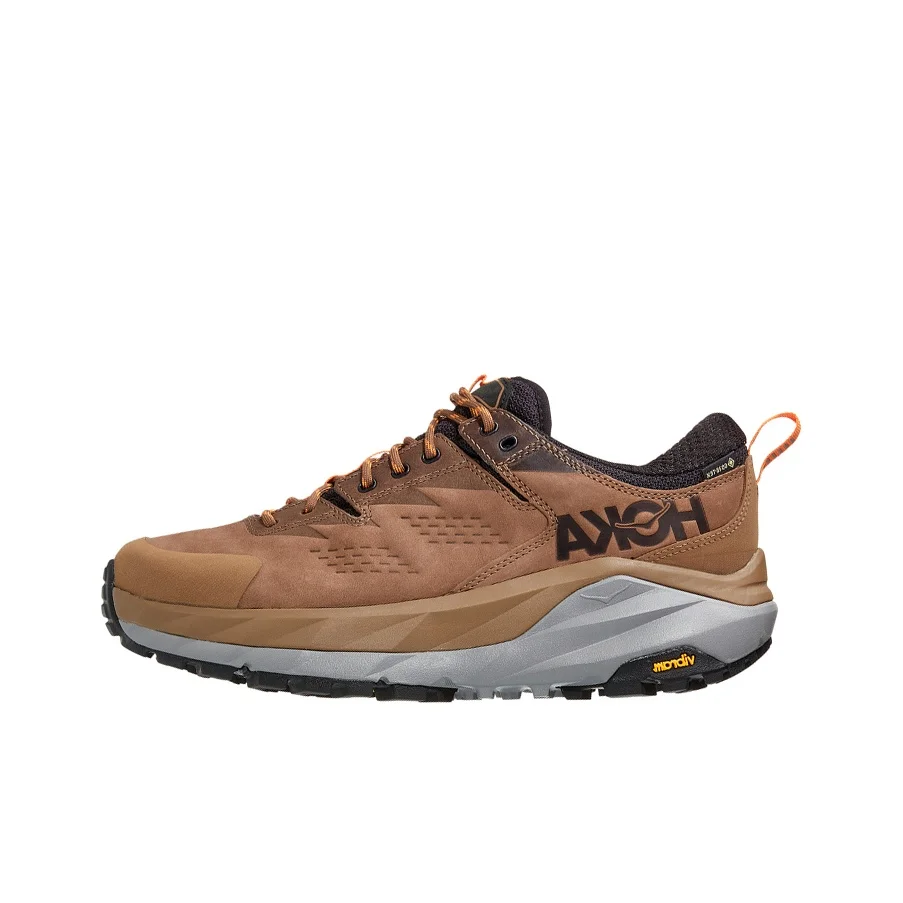 HOKA ONE ONE Kaha Running Shoes Men's Low Top Brown 1118586-OPOR