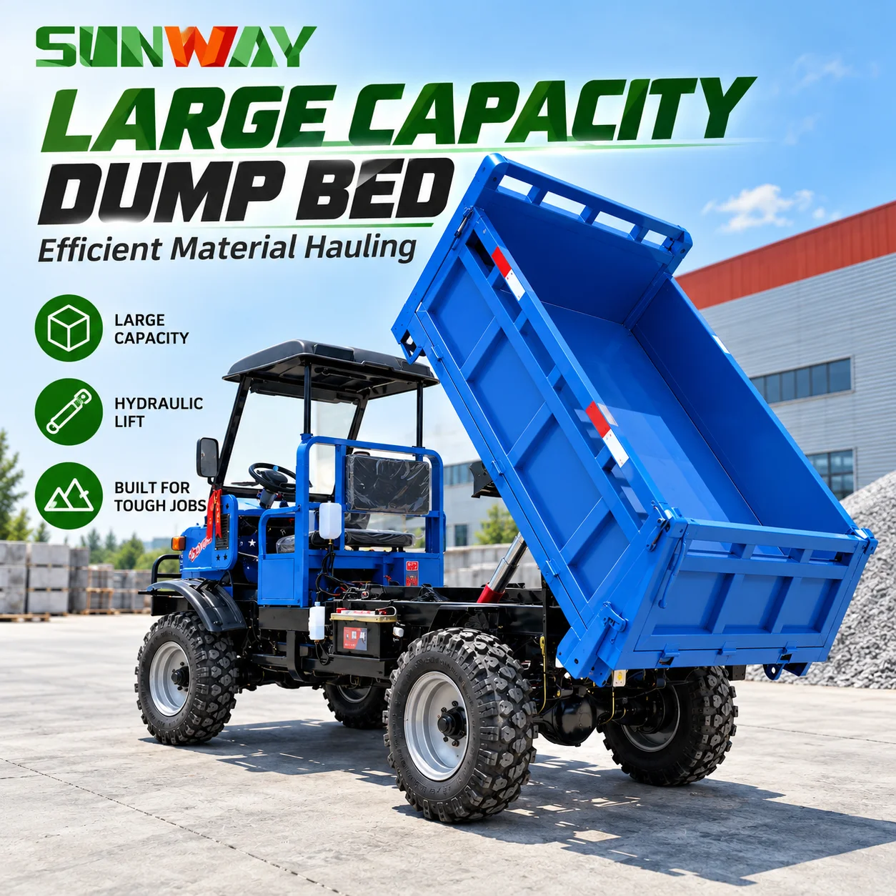 Hot Sale Utility ATV Quad Bike High Performance EPA CE All Terrain Vehicle For Forest Farm Working