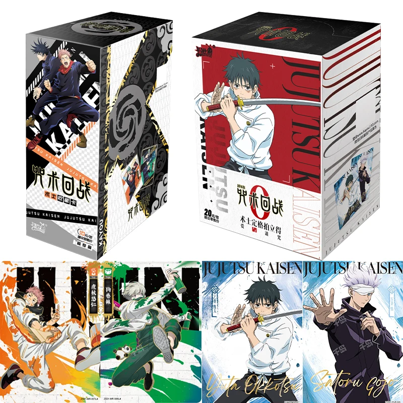 KAYOU Genuine Jujutsu Kaisen Card Warlock Advanced Chapter Polaroid Love and Curse Gojo Satoru Anime BP Collection Cards Toys
