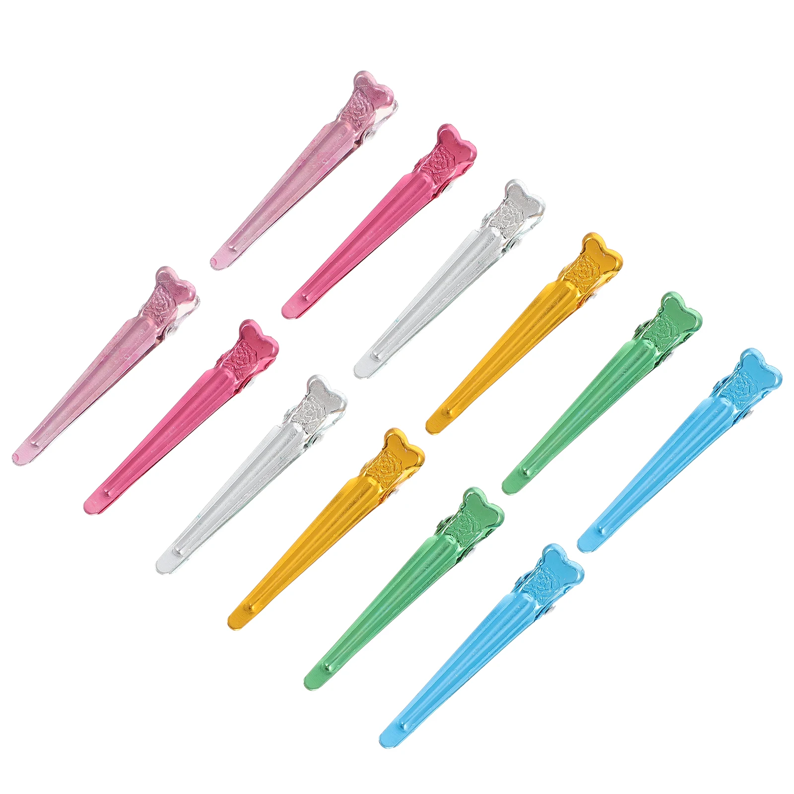 

50pcs Hair Clip Partition Styling Sectioning Aluminum Clips for Salon Haircut Thick Normal Hair Hold Without Damage Hairdressing