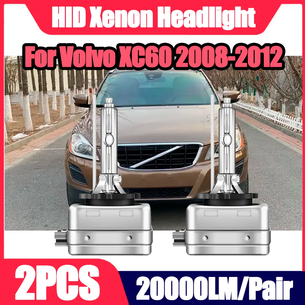 

D1S 35W High Power 20000LM HID Xenon Lamp Bulbs Car Headlight 12V Auto Lamps 6000K White For Volvo XC60 2008 2009 2010 2011 2012