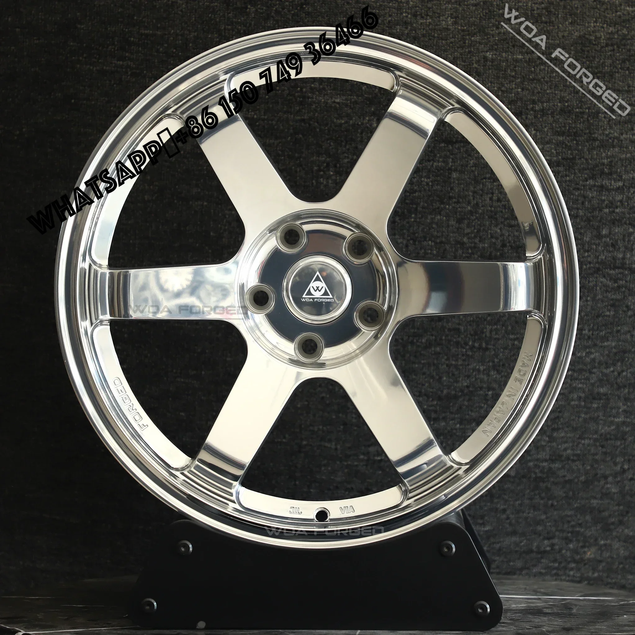 

6061-T6 Lightweight Compatible TE37 Wheels Single-Piece Forged 25mm 30mm 98mm Chrome Rims New Condition Passenger Car Wh