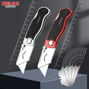 Delixi-Faca Electric Fold Utility, Sharp, Heavy Duty Steel Break, paper cut, fabric, foam plate, wood, rubber, plastic 10 Main Sales Electric Knife - №10