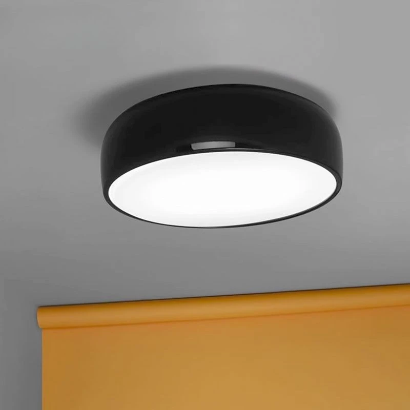 

Italian Nordic Minimalist Vintage Round Ceiling Light for Dining Room Bedroom Living Room Modern Soft Ambient Lighting