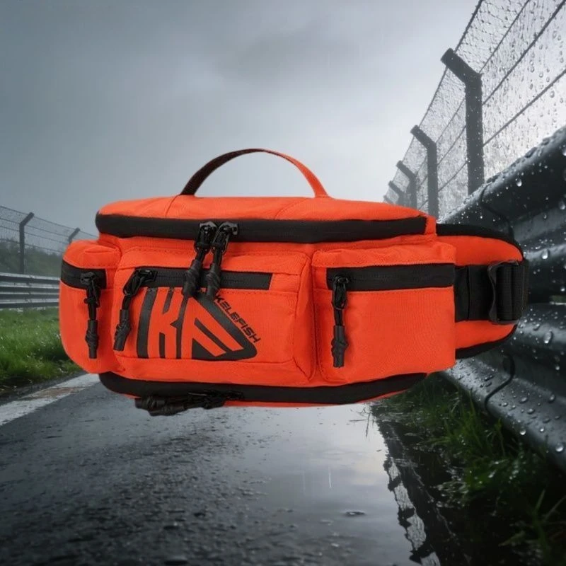 

Новая водонепроницаемая поясная сумка для мотоцикла, универсальная, с большой вместимостью, быстросъемным ремнем, для хранения вещей.