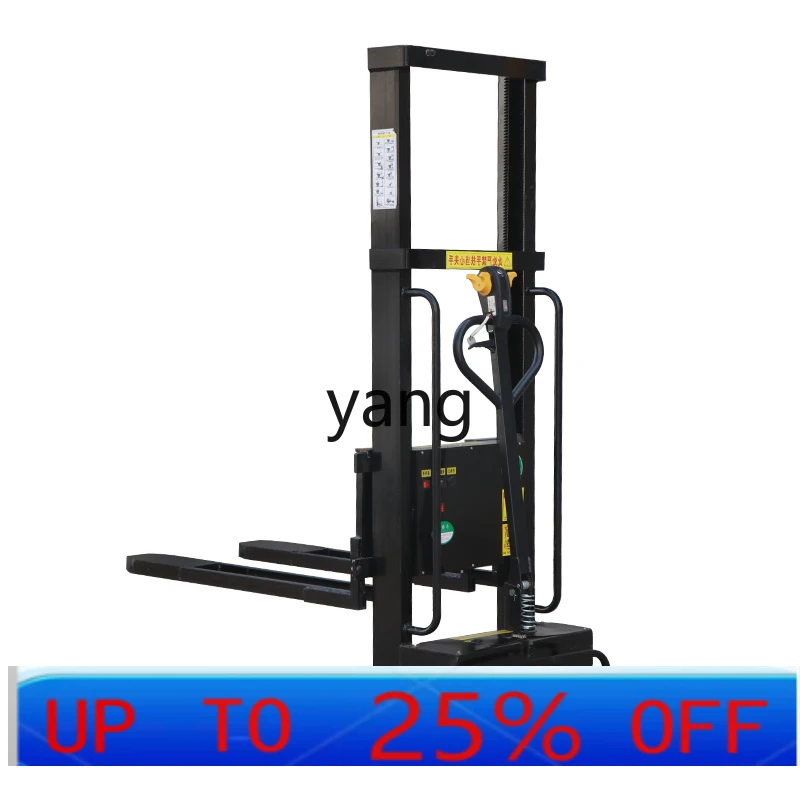 LTT portable electric walking truck-mounted forklift remote control automatic lifting up and down on and off the handling pile
