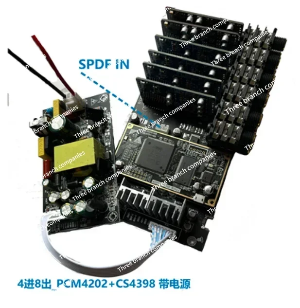 

ADSP-21489 DSP Development Moudle ADC PCM180 Input DAC PCM1798 CS398 Output Board 6 / 8 Processor