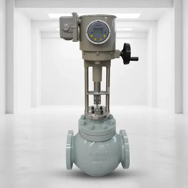 Severe Service Electric Control Valve Zero Leakage Class VI Safety Normal Temperature DN250 for General Water Steam Oil