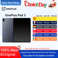 Global Version OnePlus Pad 3 13.2inches Tablet 144Hz Screen 12140mAh Snapdragon 8 Battery 13MP Rear Camera 8 Speakers 80W Charge